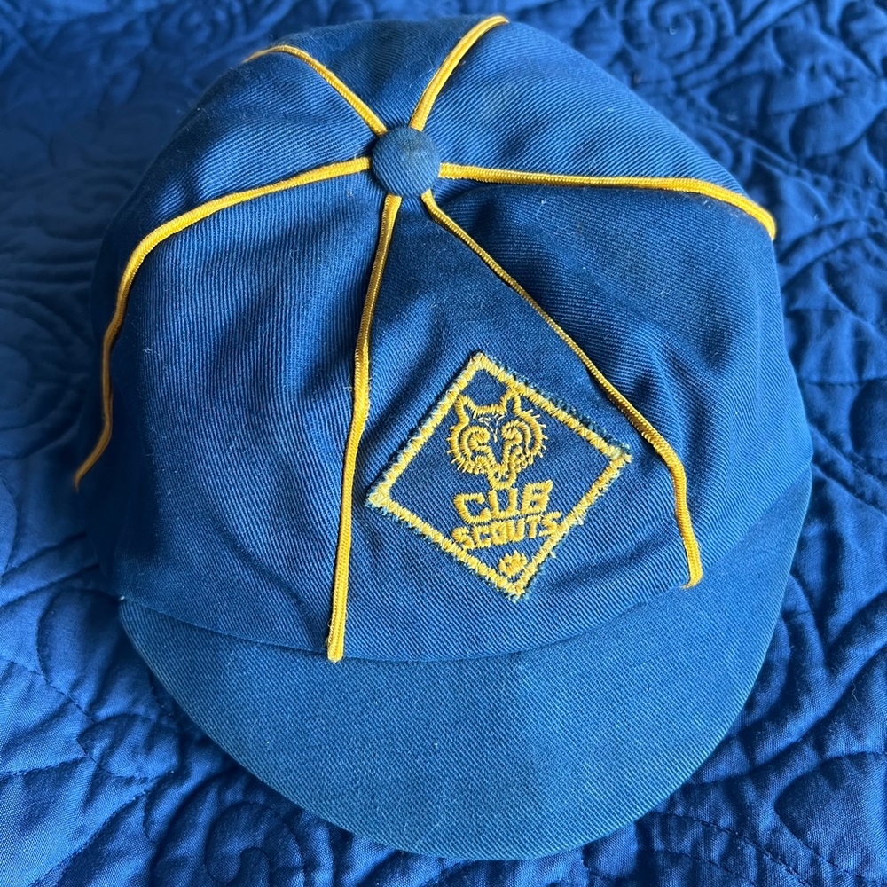 Vintage cub scouts hat.  Boy Scouts of America.